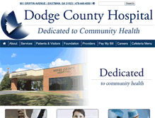 Tablet Screenshot of dodgecountyhospital.com